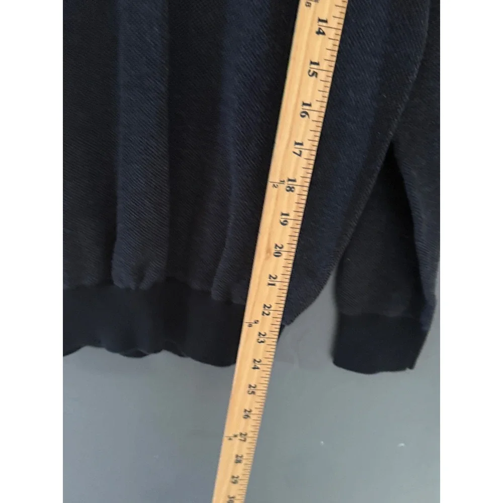 Polo Ralph Lauren Mens Pima Cotton Crewneck Sweater Charcoal Grey Purple Pony M‎